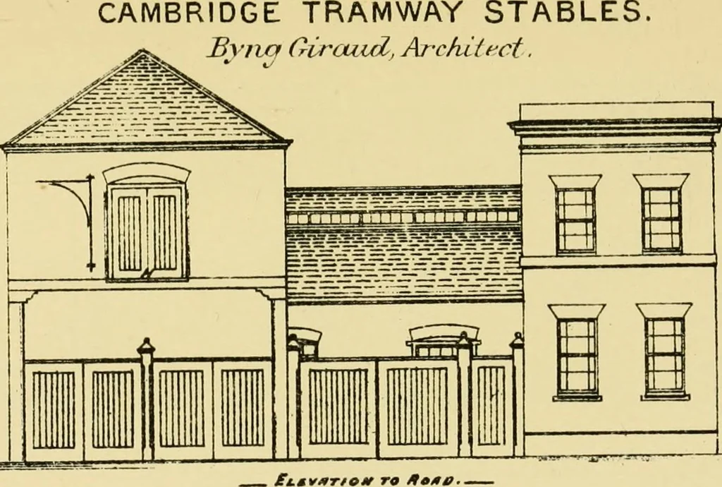 An illustration from Stable building and stable fitting : a handbook for the use of architects, builders, and horse owners, 1891, leaf 224