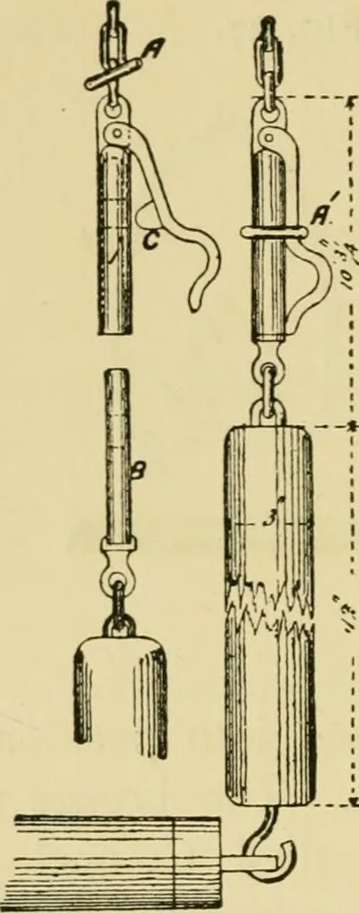 An illustration from Stable building and stable fitting : a handbook for the use of architects, builders, and horse owners, 1891, leaf 97