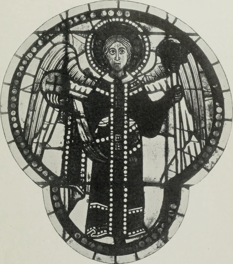 An illustration from Stained glass; a handbook on the art of stained and painted glass, its origin and development from the time of Charlemagne to its decadence (850-1650 A. D.), 1922, leaf 40