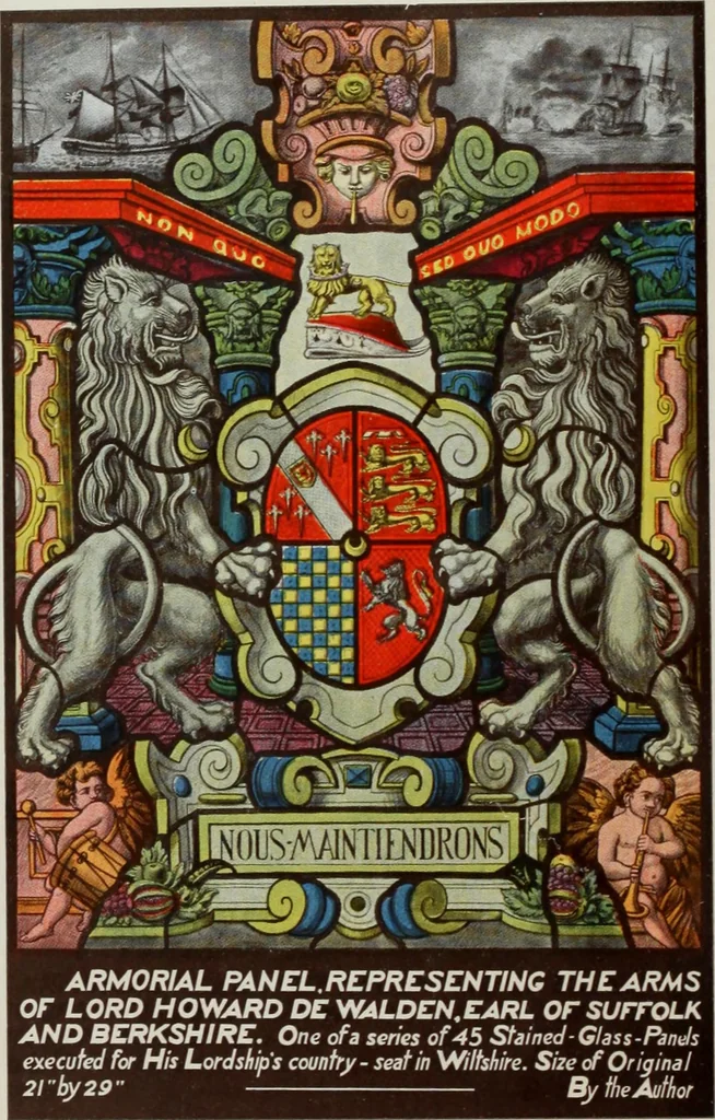 An illustration from Stained glass; a handbook on the art of stained and painted glass, its origin and development from the time of Charlemagne to its decadence (850-1650 A. D.), 1922, leaf 9