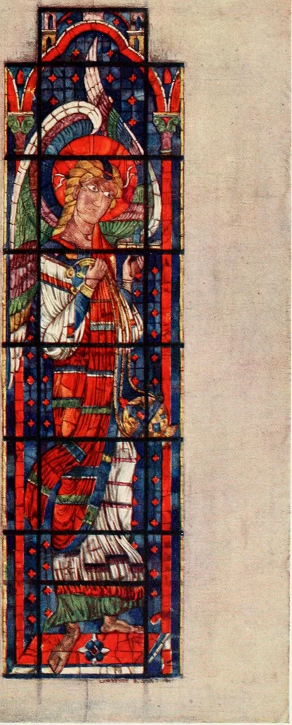An illustration from Stained glass of the middle ages in England & France, 1913, leaf 120