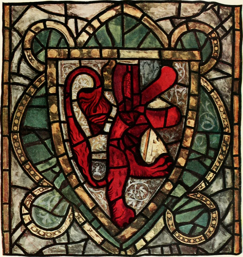 An illustration from Stained glass of the middle ages in England & France, 1913, leaf 176