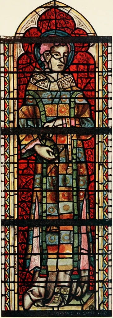 An illustration from Stained glass of the middle ages in England & France, 1913, leaf 212
