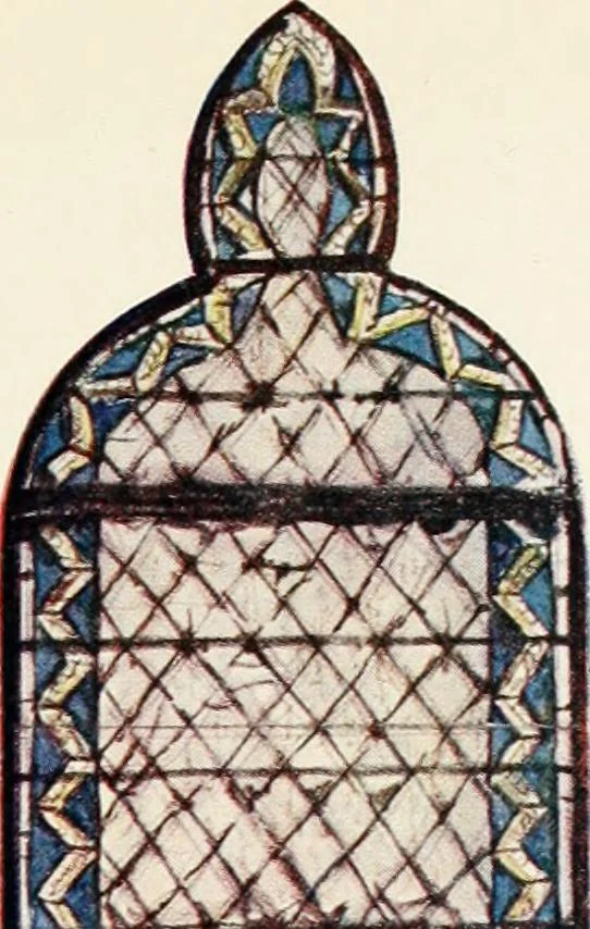 An illustration from Stained glass of the middle ages in England & France, 1913, leaf 250