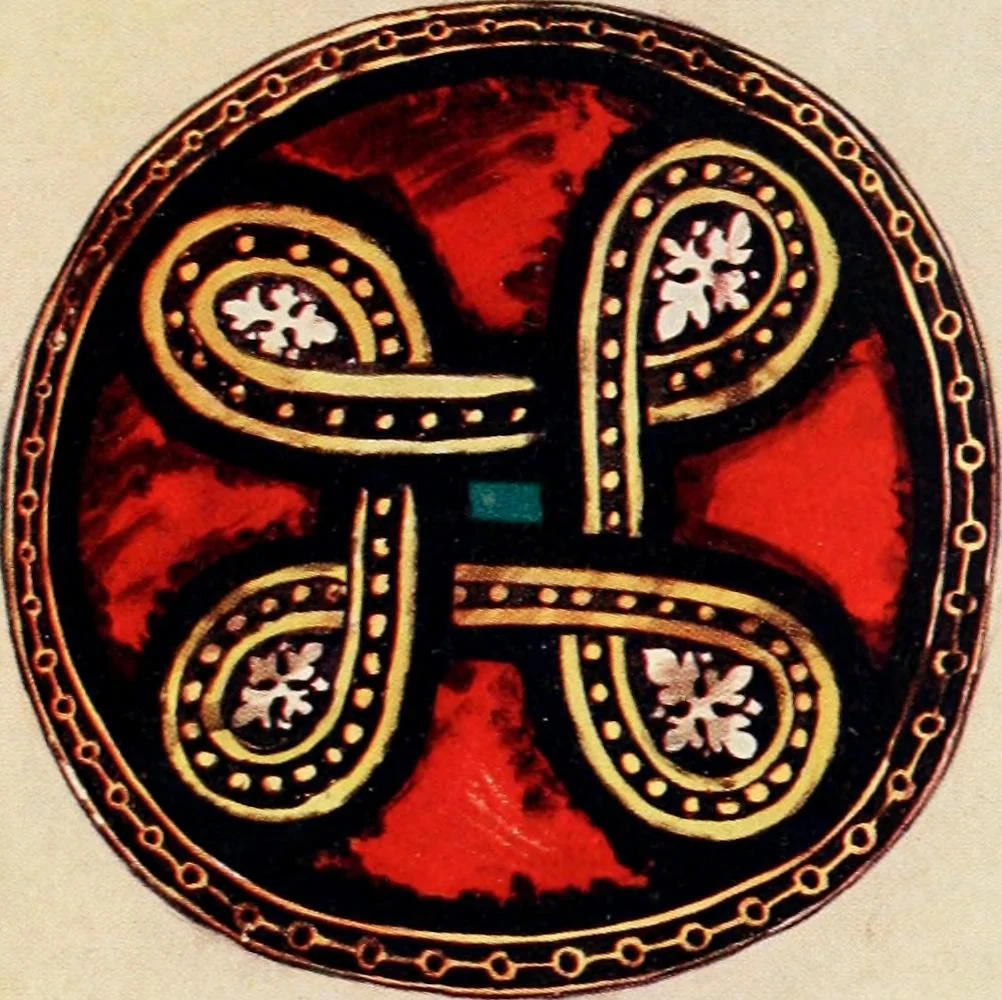 An illustration from Stained glass of the middle ages in England & France, 1913, leaf 274