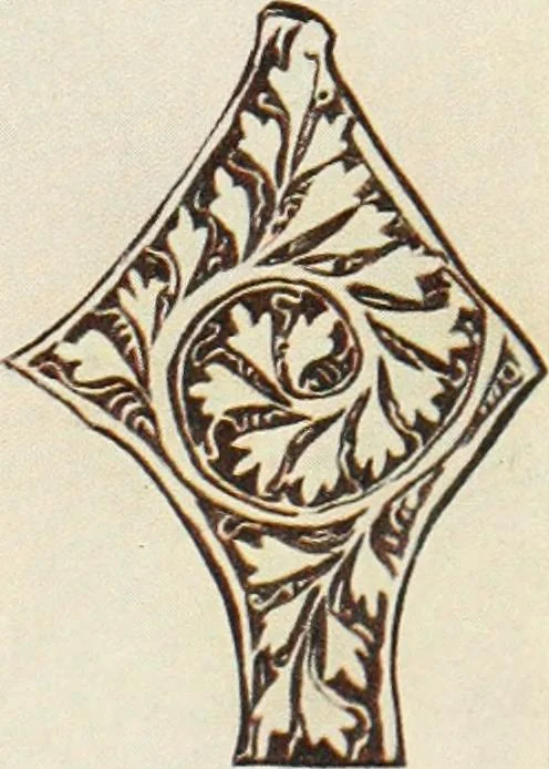 An illustration from Stained glass of the middle ages in England & France, 1913, leaf 294