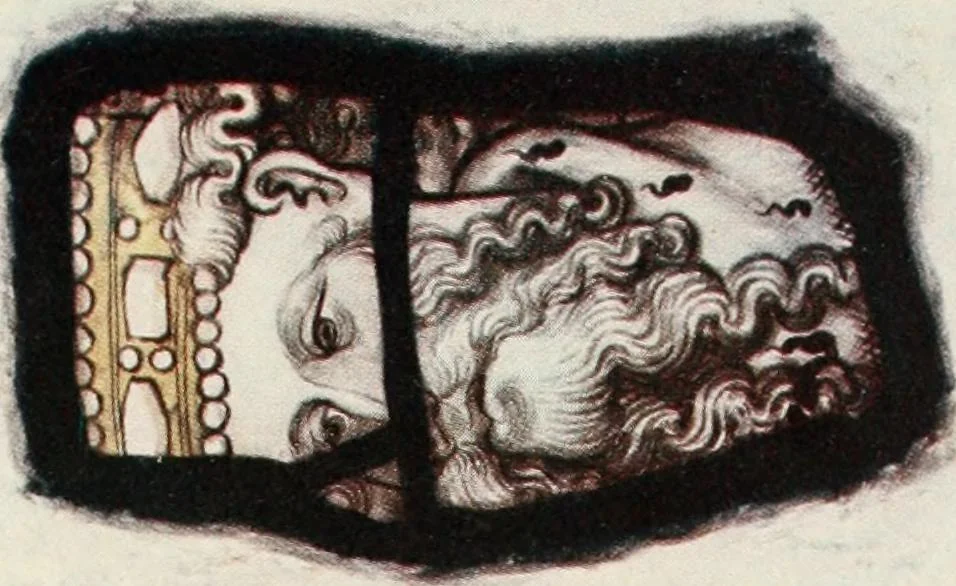 An illustration from Stained glass of the middle ages in England & France, 1913, leaf 402