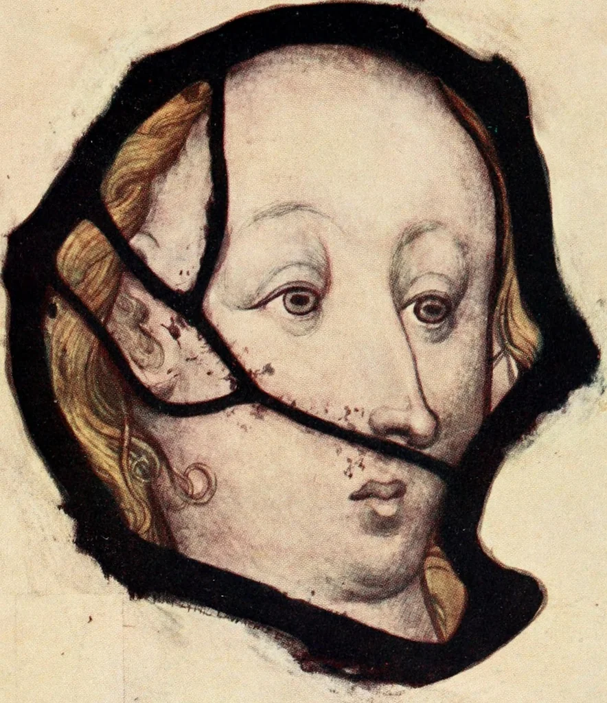 An illustration from Stained glass of the middle ages in England & France, 1913, leaf 410