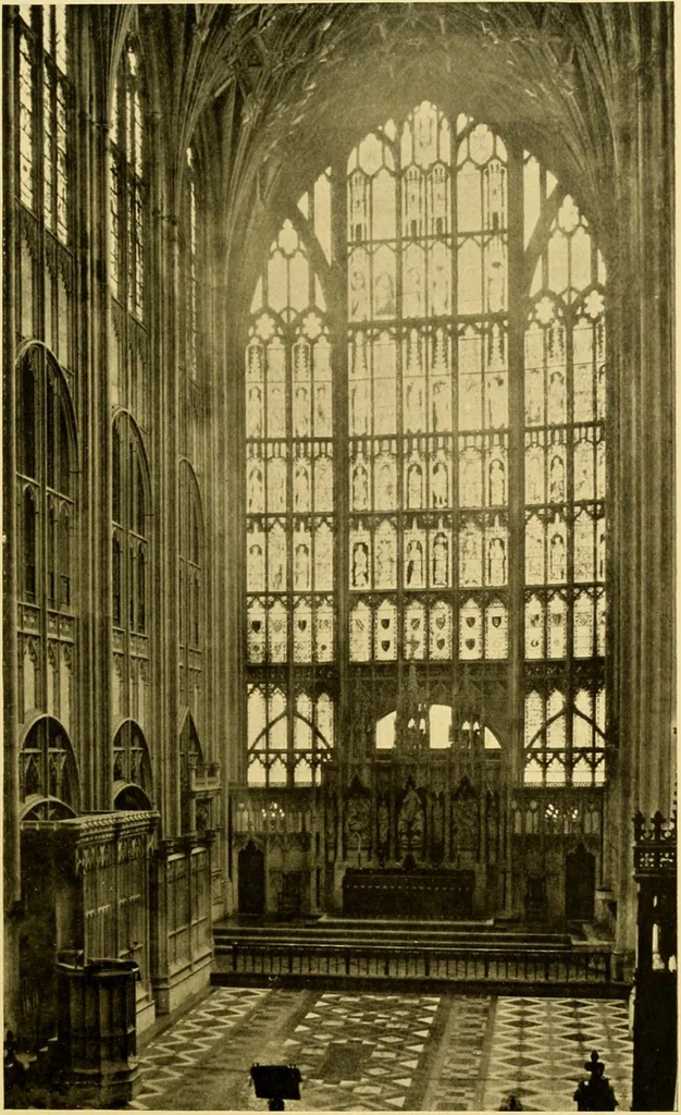 An illustration from Stained glass tours in England, 1909, leaf 208