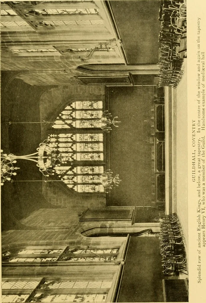 An illustration from Stained glass tours in England, 1909, leaf 230