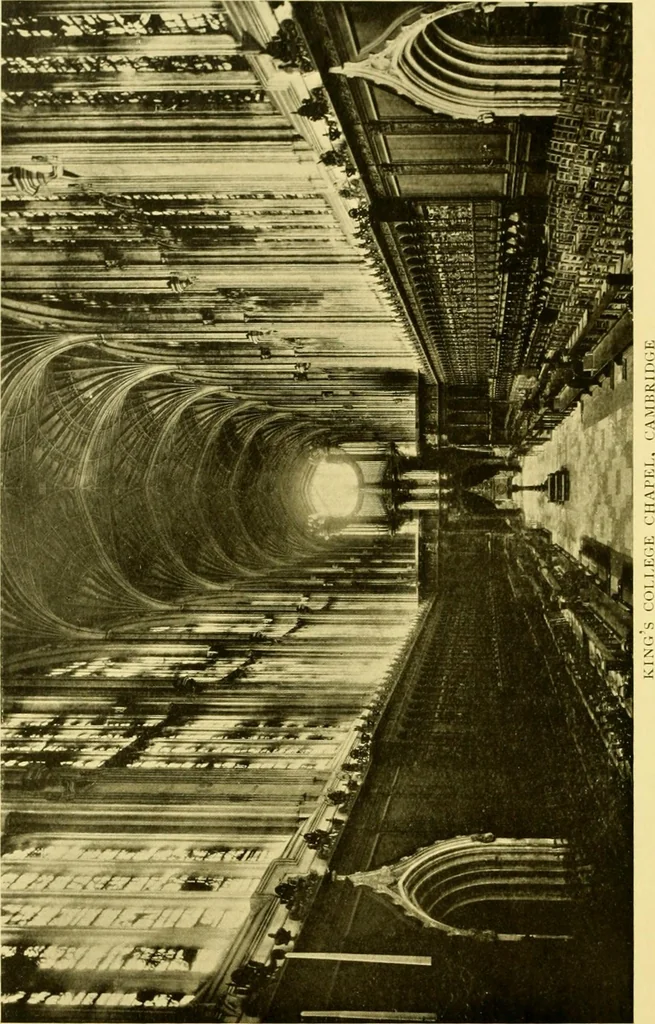 An illustration from Stained glass tours in England, 1909, leaf 7