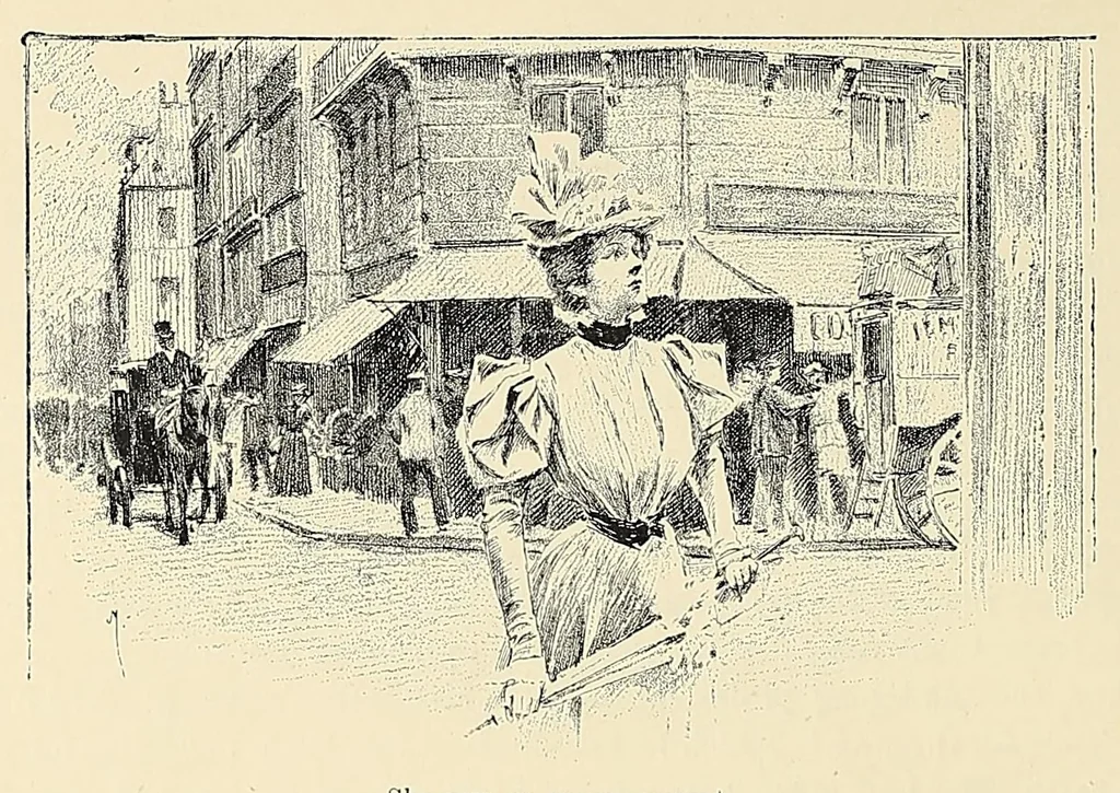 An illustration from The stamp king, 1899, leaf 102