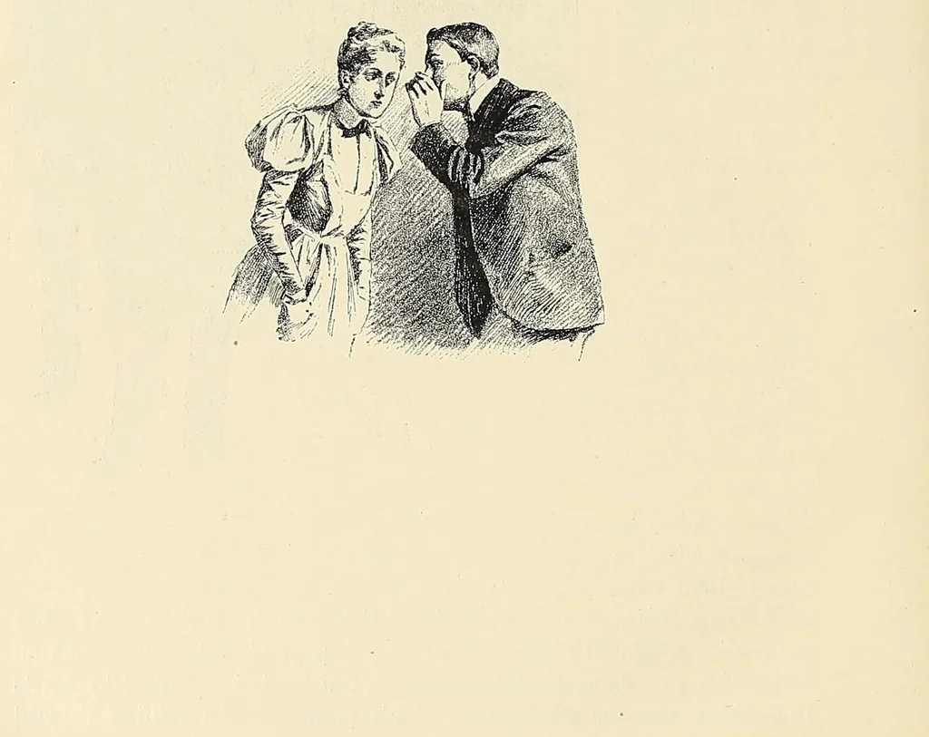 An illustration from The stamp king, 1899, leaf 156