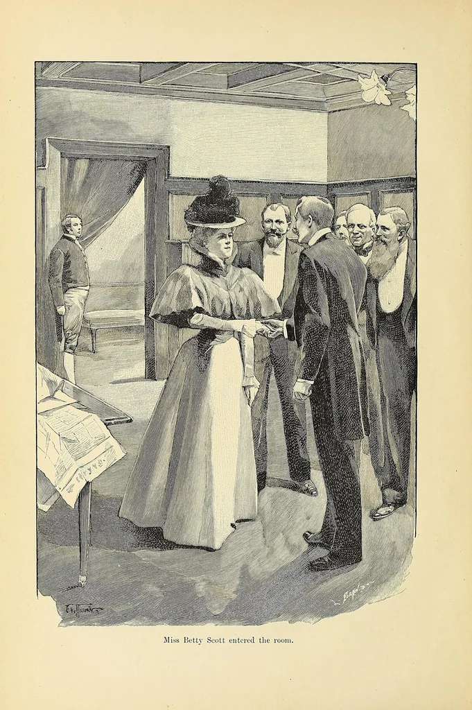 An illustration from The stamp king, 1899, leaf 22