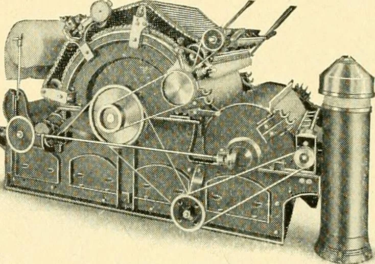 An illustration from Standard cotton mill practice and equipment, with classified buyer's index, 1918, leaf 115