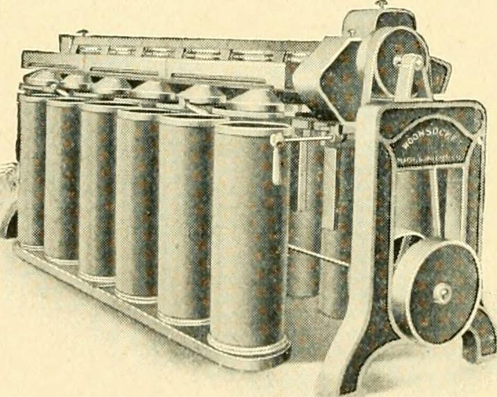 An illustration from Standard cotton mill practice and equipment, with classified buyer's index, 1918, leaf 115