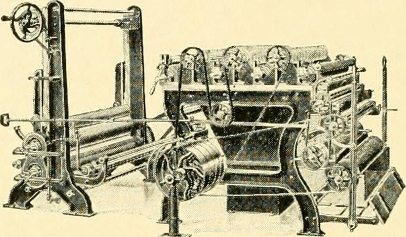 An illustration from Standard cotton mill practice and equipment, with classified buyer's index, 1918, leaf 121