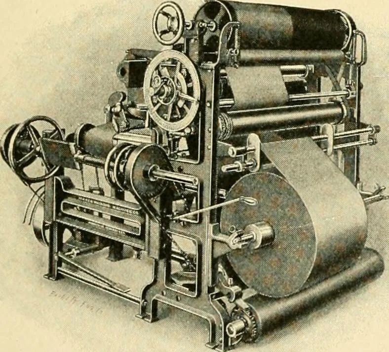 An illustration from Standard cotton mill practice and equipment, with classified buyer's index, 1918, leaf 122