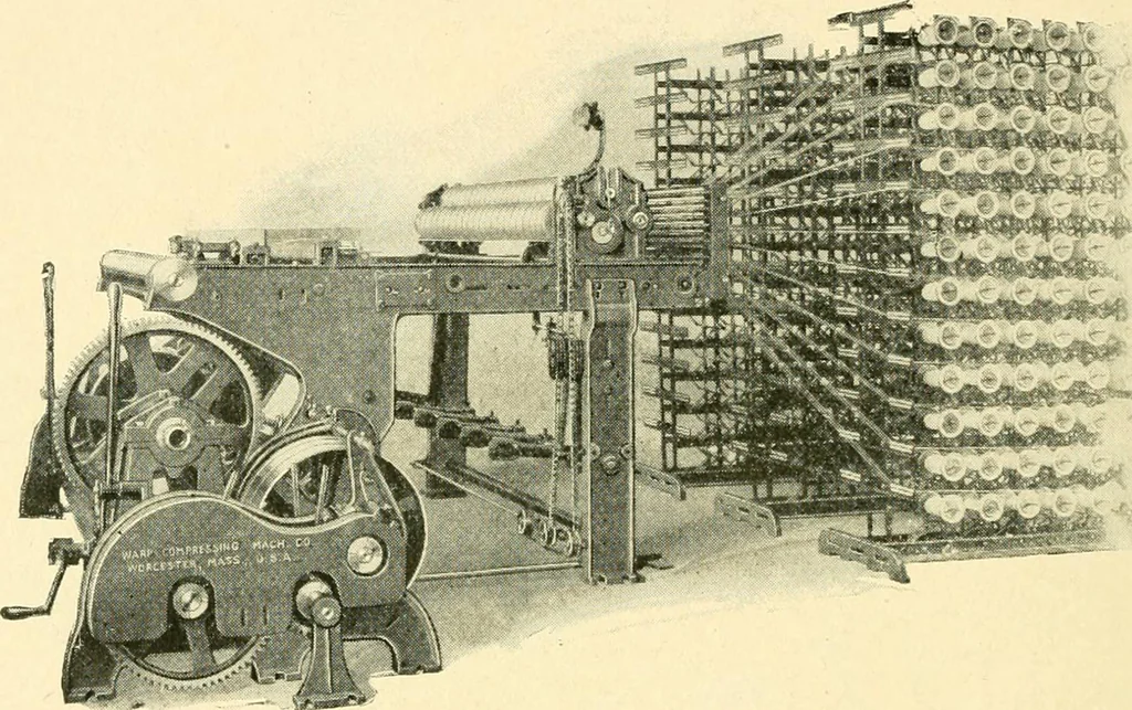 An illustration from Standard cotton mill practice and equipment, with classified buyer's index, 1918, leaf 123