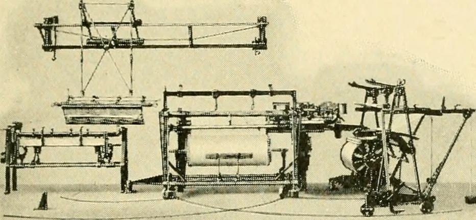 An illustration from Standard cotton mill practice and equipment, with classified buyer's index, 1918, leaf 136