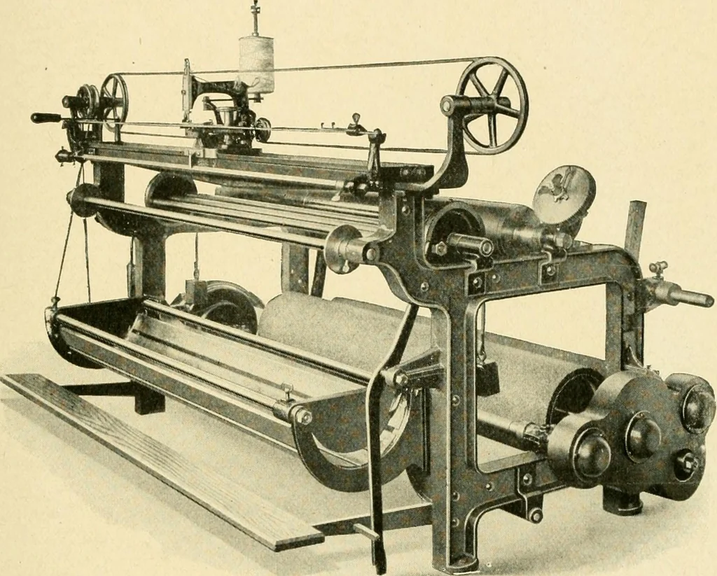 An illustration from Standard cotton mill practice and equipment, with classified buyer's index, 1918, leaf 140