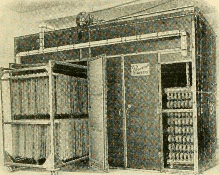 An illustration from Standard cotton mill practice and equipment, with classified buyer's index, 1918, leaf 144