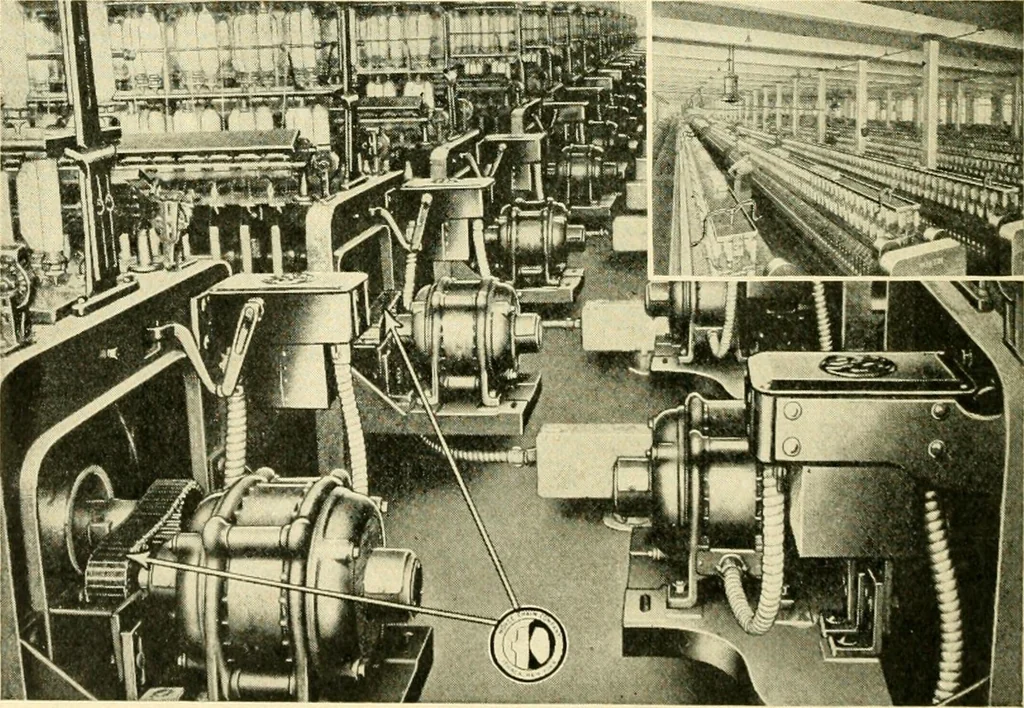 An illustration from Standard cotton mill practice and equipment, with classified buyer's index, 1918, leaf 169