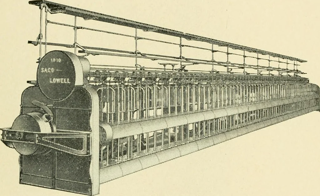An illustration from Standard cotton mill practice and equipment, with classified buyer's index, 1918, leaf 104