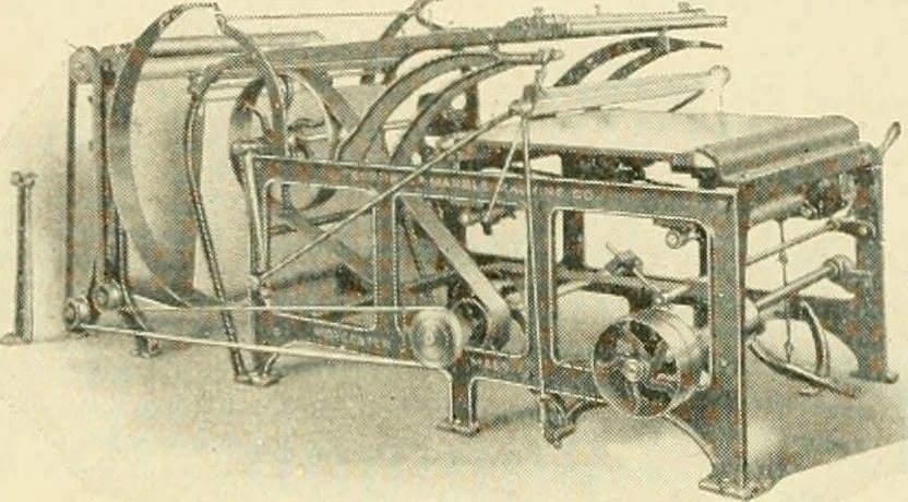 An illustration from Standard cotton mill practice and equipment, with classified buyer's index, 1918, leaf 112
