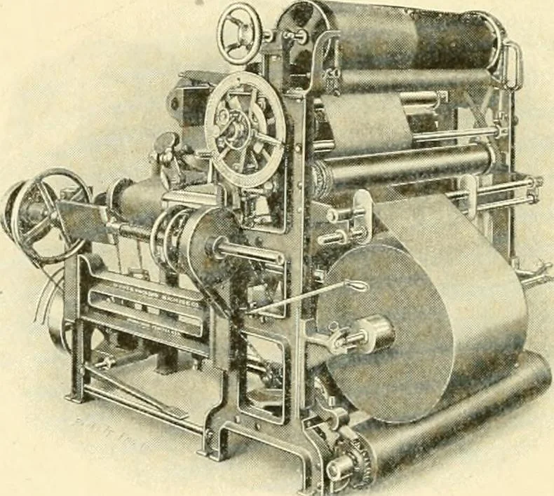 An illustration from Standard cotton mill practice and equipment, with classified buyer's index, 1918, leaf 113