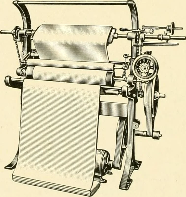 An illustration from Standard cotton mill practice and equipment, with classified buyer's index, 1918, leaf 113