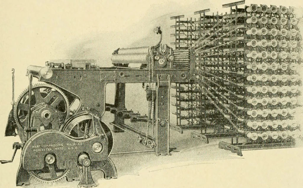 An illustration from Standard cotton mill practice and equipment, with classified buyer's index, 1918, leaf 114