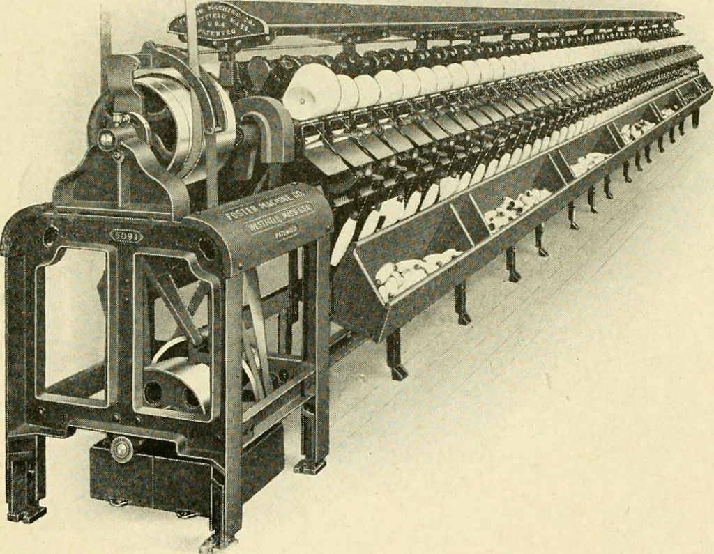An illustration from Standard cotton mill practice and equipment, with classified buyer's index, 1918, leaf 120