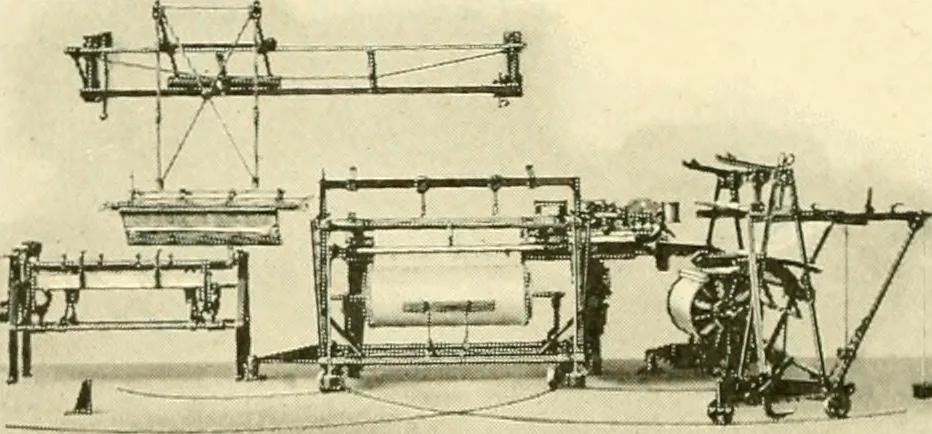 An illustration from Standard cotton mill practice and equipment, with classified buyer's index, 1918, leaf 125