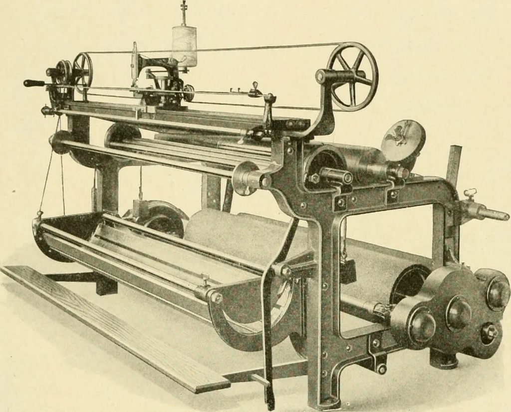 An illustration from Standard cotton mill practice and equipment, with classified buyer's index, 1918, leaf 126