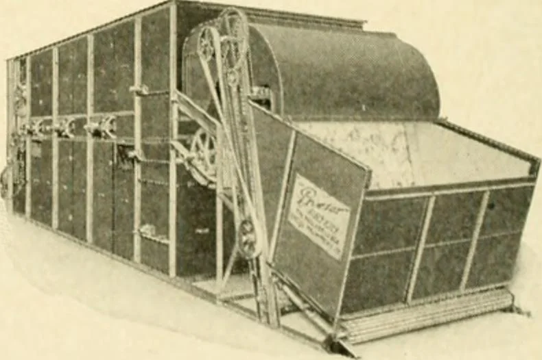An illustration from Standard cotton mill practice and equipment, with classified buyer's index, 1918, leaf 127