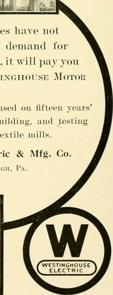An illustration from Standard cotton mill practice and equipment, with classified buyer's index, 1918, leaf 165