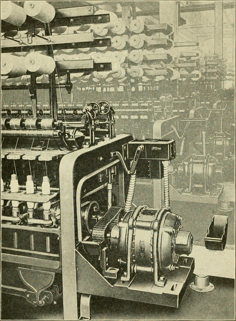 An illustration from Standard cotton mill practice and equipment, with classified buyer's index, 1918, leaf 30