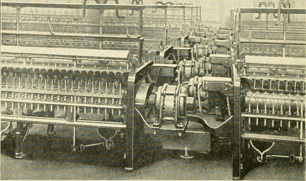 An illustration from Standard cotton mill practice and equipment, with classified buyer's index, 1918, leaf 33