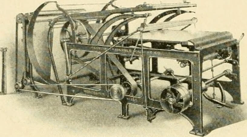 An illustration from Standard cotton mill practice and equipment, with classified buyer's index, 1918, leaf 133