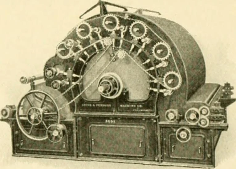 An illustration from Standard cotton mill practice and equipment, with classified buyer's index, 1918, leaf 134