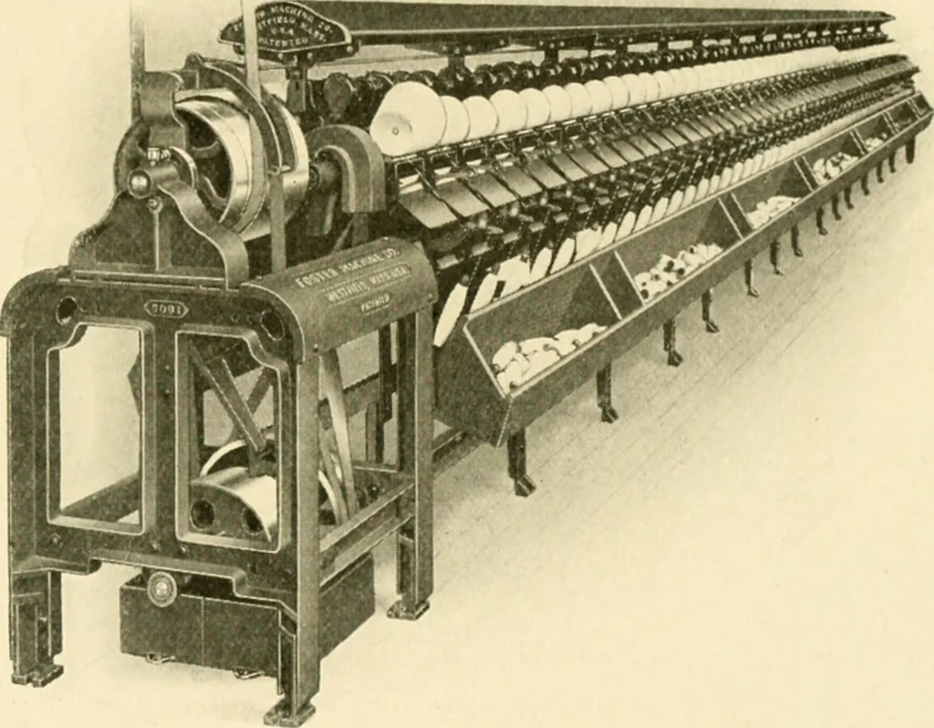 An illustration from Standard cotton mill practice and equipment, with classified buyer's index, 1918, leaf 146