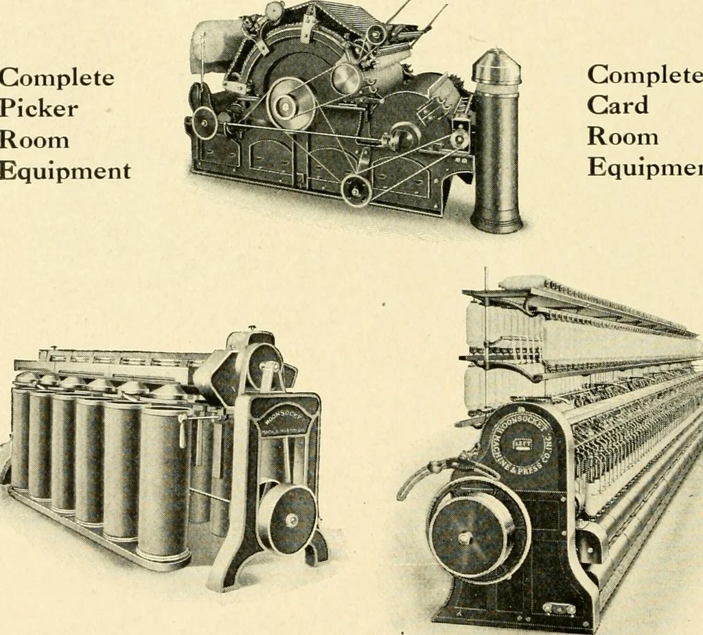 An illustration from Standard cotton mill practice and equipment, with classified buyer's index, 1918, leaf 151
