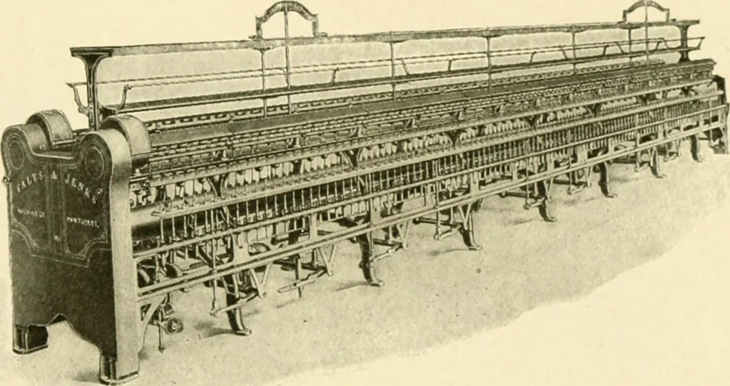 An illustration from Standard cotton mill practice and equipment, with classified buyer's index, 1918, leaf 152