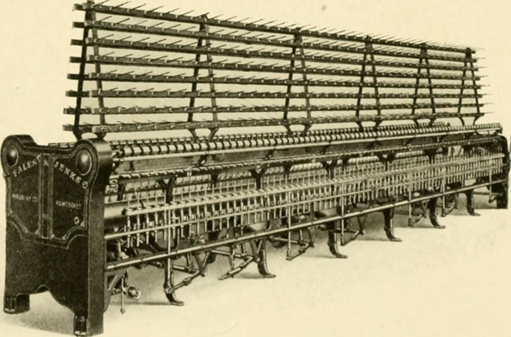 An illustration from Standard cotton mill practice and equipment, with classified buyer's index, 1918, leaf 152