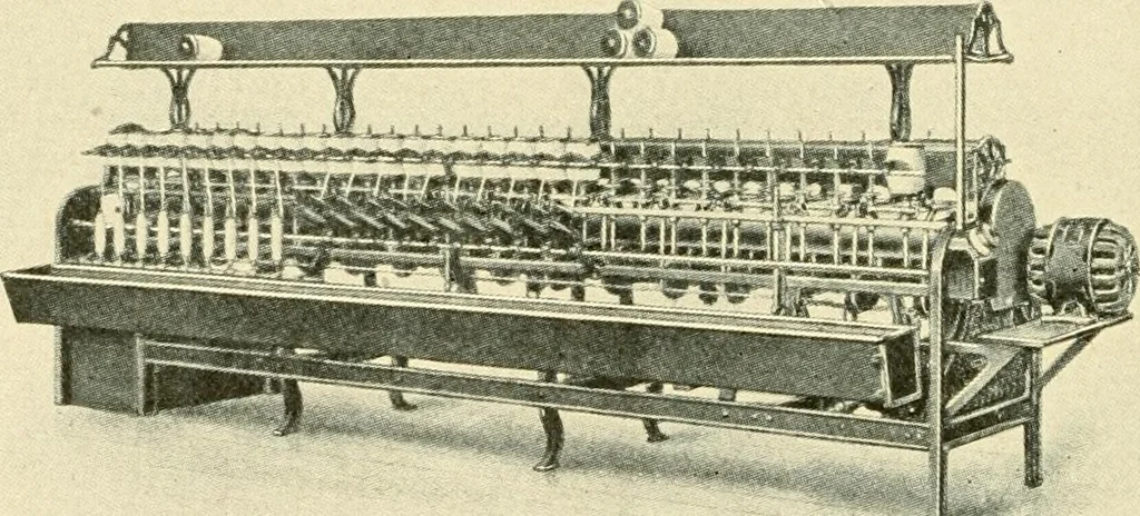 An illustration from Standard cotton mill practice and equipment, with classified buyer's index, 1918, leaf 153