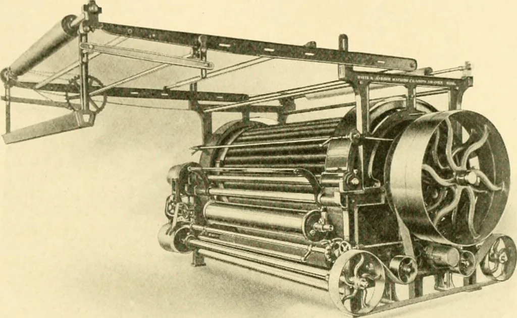 An illustration from Standard cotton mill practice and equipment, with classified buyer's index, 1918, leaf 162