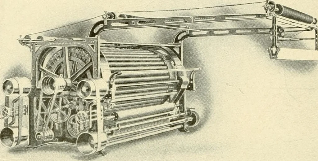 An illustration from Standard cotton mill practice and equipment, with classified buyer's index, 1918, leaf 163