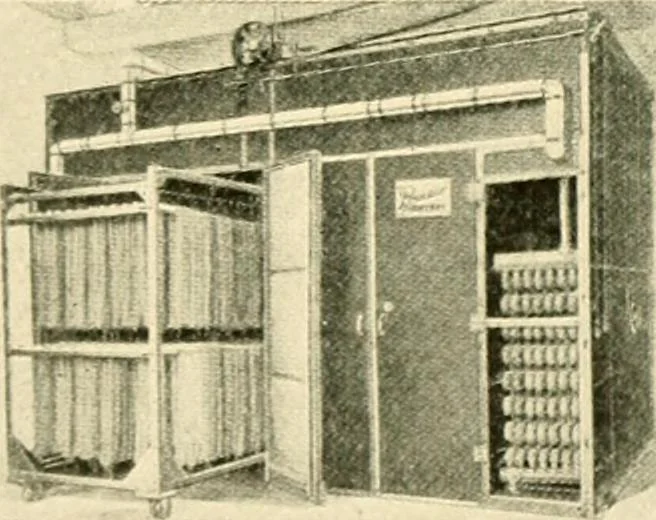 An illustration from Standard cotton mill practice and equipment, with classified buyer's index, 1918, leaf 166