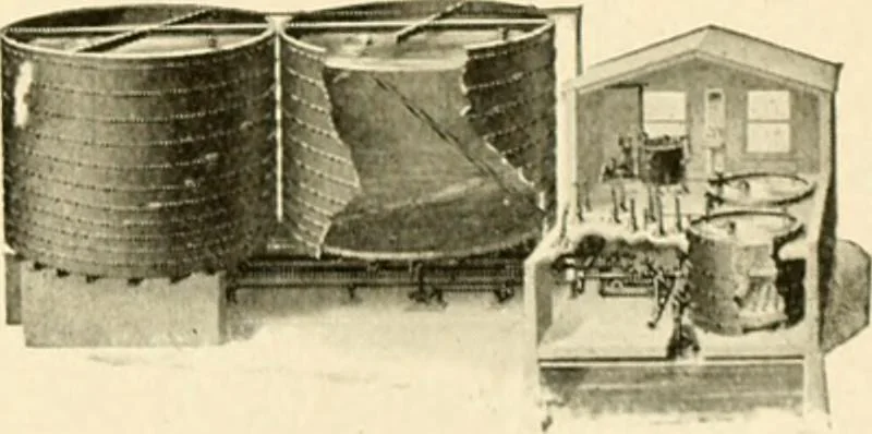 An illustration from Standard cotton mill practice and equipment, with classified buyer's index, 1918, leaf 206